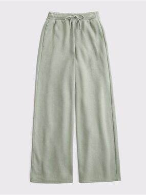 Abercrombie & Fitch High Rise Sunday Wide Leg Sweatpant